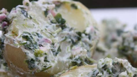 Low Fat Spinach Dip Potato Salad Recipe