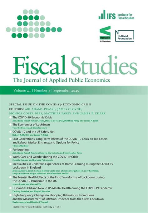 Fiscal Studies The Covid 19 Economic Crisis Inequality The Ifs