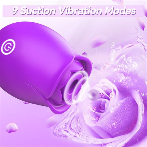 Rose Sucking Vibrator Clit Sucker Dildo G Spot Massager Women Sex Toys 9 Speed Ebay