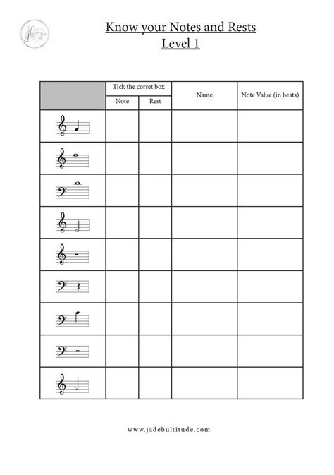 Free Printable Music Note Naming Worksheets Presto It S Music Magic