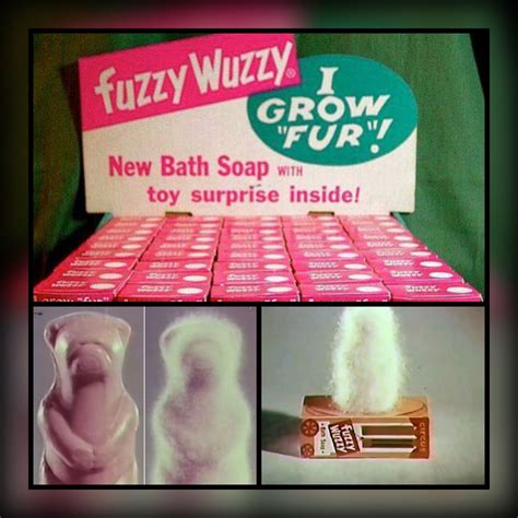 Wierd Shit ~ Fuzzy Wuzzy I Grow Fur Bath Soap Childhood Memories