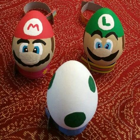 Mario And Luigi Easter Eggs Easter Eggs Diy Egg Decorating Easter Egg