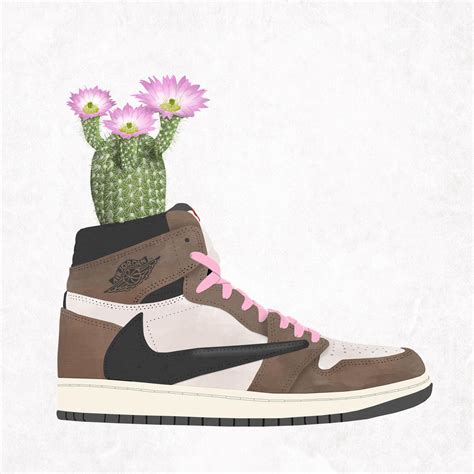 The travis scott x air jordan 1 collaboration is set to release this coming fall and if its previous high release is anything to go by, the resell on these will be crazy. Jordan 1 Retro High Travis Scott Echinocerus - art by me ...