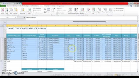 Agrupar En Excel Youtube