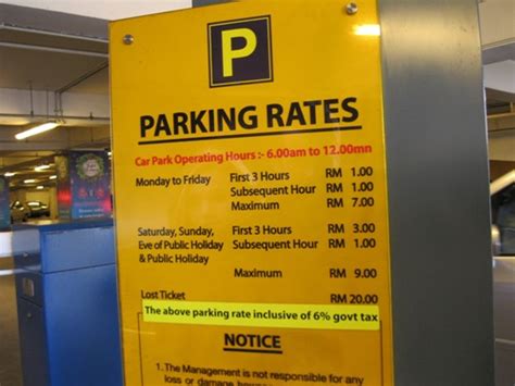 The parking rate published on this page is updated on a timely fashion. Sunway Pyramid