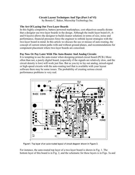 Pdf Circuit Layout Techniques And Tips Part I Of Vi By Bctill