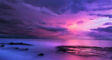 Purple Ocean Sunset Image - ID: 302599 - Image Abyss