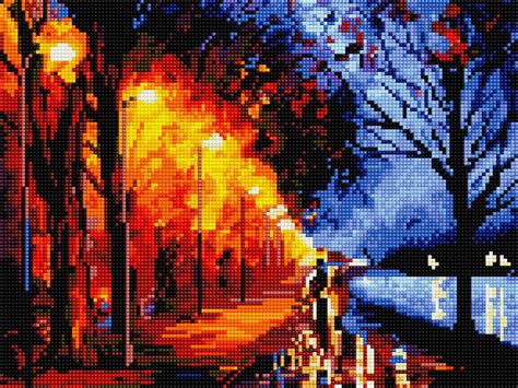 Um diamond painting bilder zu erschaffen, werden steinchen aus acryl auf eine selbstklebende leinwand gebracht. Diamond Painting Set Holzrahmen Bild 30x40 Diamant Malerei ...