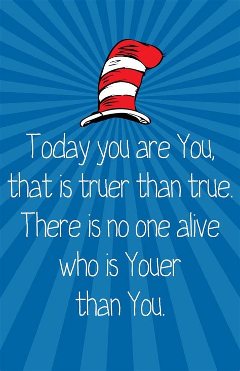Today You Are You Dr Seuss Quotes Seuss Quotes Quotes For Kids