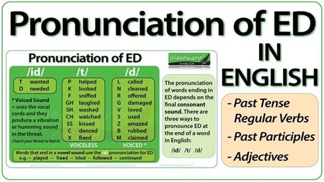 Ed Pronunciation In English How To Pronounce Ed Endings Easy
