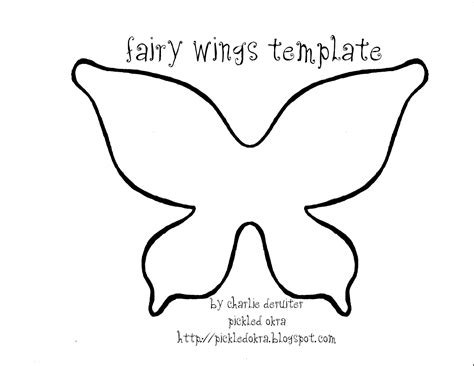 Clip Art Art And Collectibles Fairy Wing Template Jewellery Making