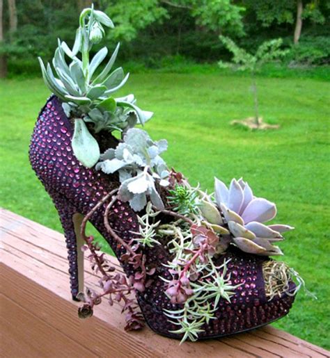 9 Ways To Use Old Shoes As Planters