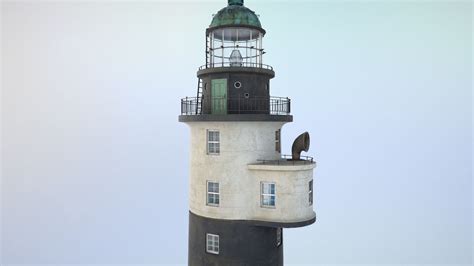 3d Model Lighthouse Aniva Withlods Vr Ar Low Poly Cgtrader