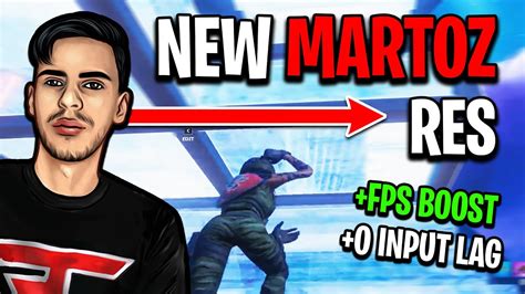 How To Get Faze Martozs New Stretched Resolution New Best Res