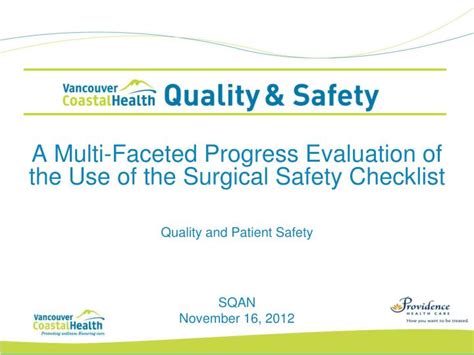Ppt A Multi Faceted Progress Evaluation Of The Use Of The Surgical