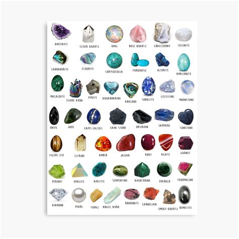 Gemstones And Their Meanings Flyer Ubicaciondepersonascdmxgobmx