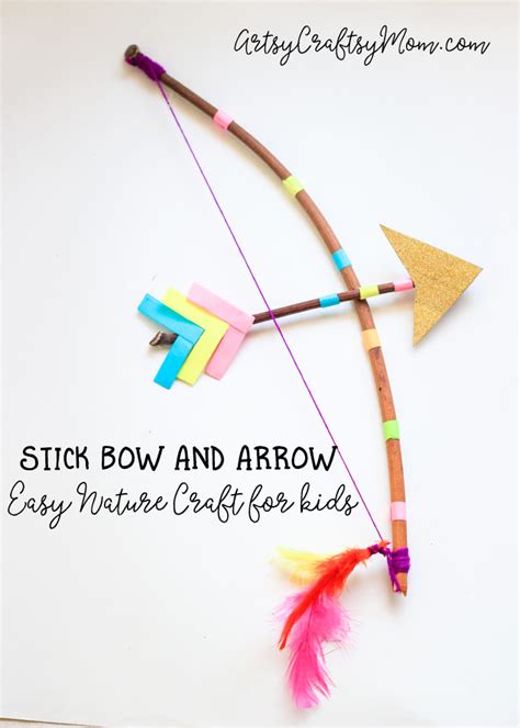 Moreover, different hunters prove its pairing effective. Stick Bow and Arrow Craft For Kids - Artsy Craftsy Mom