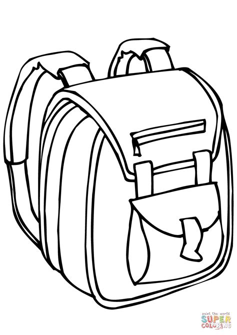 Bag Coloring Pages - Coloring Home