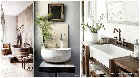 17 Rustic And Natural Bathroom Inspiration Ideas