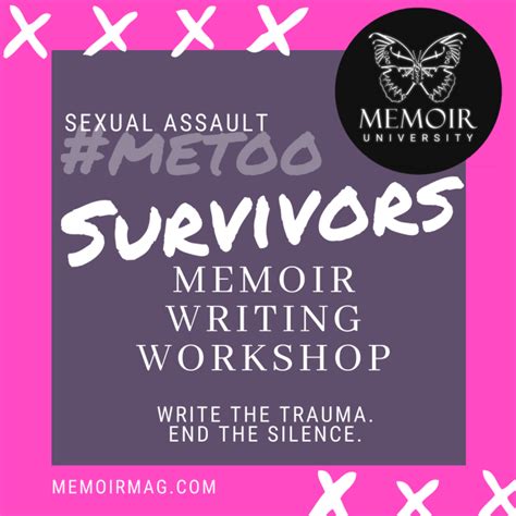 anonymous online writing workshop for sexual assault survivors memoir magazine