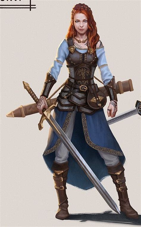 Dungeons And Dragons Characters D D Characters Fantasy Female Warrior Woman Warrior Rpg