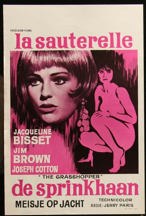 The Grasshopper Belgian Movie Poster Jim Brown Jacqueline