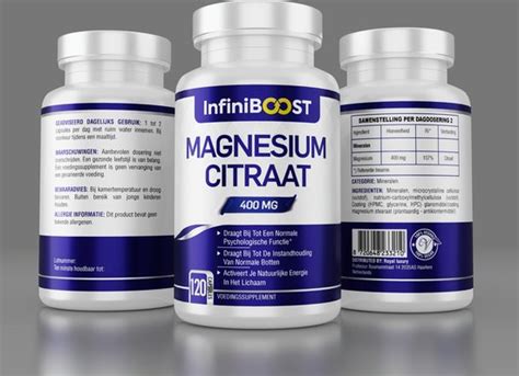 Infiniboost Magnesium Mg Citraat Hoge Dosering Tabletten Capsules Bol Com