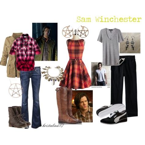 In The Style Of Sam Winchester Supernatural Outfits Fandom Outfits