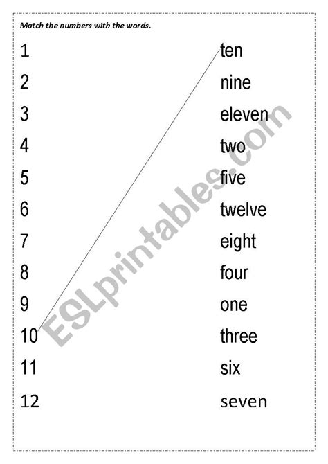Numbers 1 12 Printables