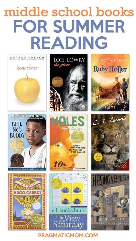 Top 10 Books For Summer Reading Middle School