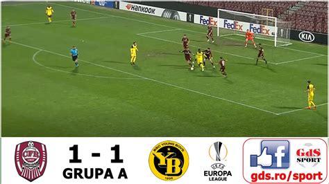 30 octombrie 2020 23 decembrie 2020 albusibiu. Liga Europa / CFR Cluj - Young Boys Berna, scor 1-1 - GdS ...