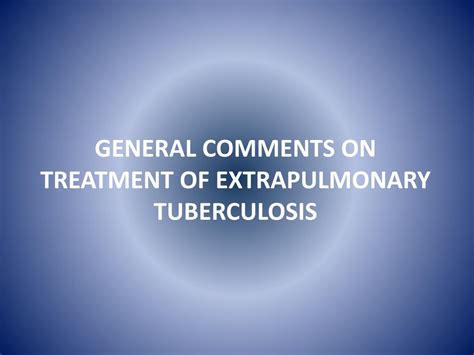 Ppt Extrapulmonary Tuberculosis Powerpoint Presentation Free