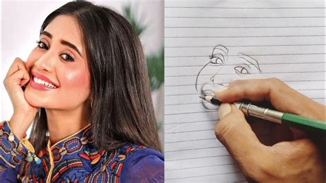 Shivangi Joshi Drawinghow To Draw Face Gauravart7750 Drawing