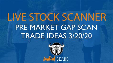 How do find gap and go stocks? Live Stock Scanner - Pre market gap scan, pennystocks ...