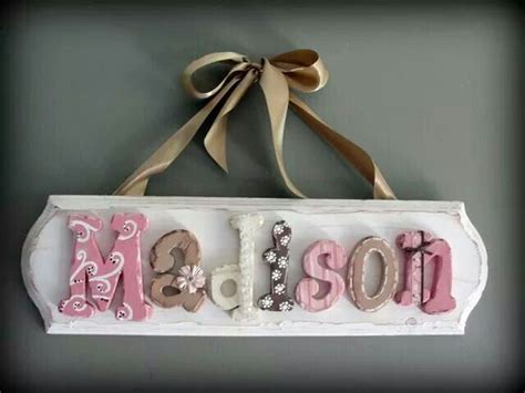 Ryan's room sign crossing zone xing kids bedroom decor door children's name boy girl. Baby Name Signs For Nursery Diy ~ TheNurseries