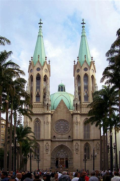 A sua construção, em estilo neogótico, começou em 1913 e terminou. SP05cathedral3 | Sao Paulo Cathedral, Sao Paulo, Brazil ...