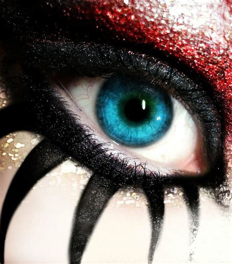 Intense Gothic Halloween Stage Makeup Gothic Makeup Gothic Eye