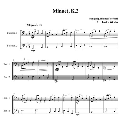 6 Easy Bassoon Duets Digital Download Jdw Sheet Music