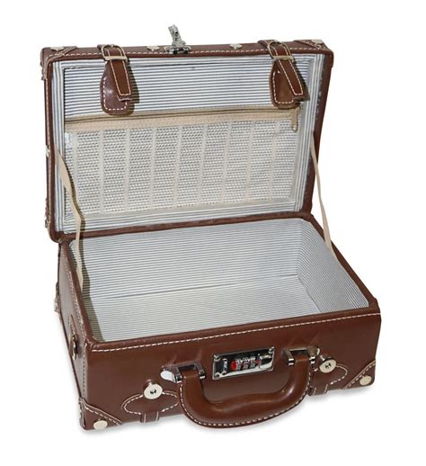 Vintage Trunk Antique Hardside Luggage Suitcase Set Of 2