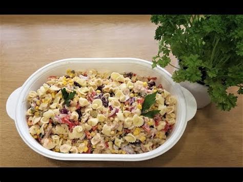 Thunfisch Nudelsalat Sommerlicher Salat Youtube Fried Rice