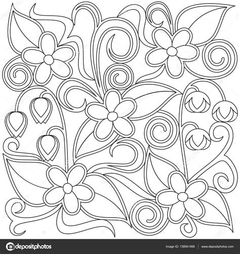 disenos patrones flores para pintar en tela dibujos de colorear