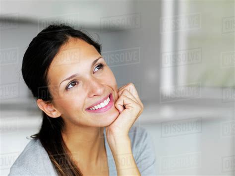 Woman Daydreaming Stock Photo Dissolve