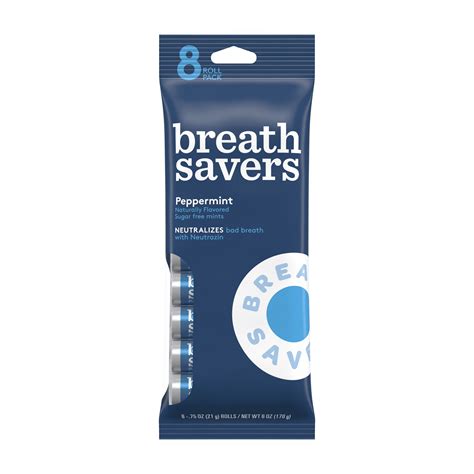 Breath Savers Sugar Free Peppermint Breath Mints 6 Oz