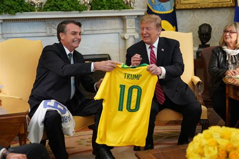 President Trump Holds Joint Press Conference With Brazilian President