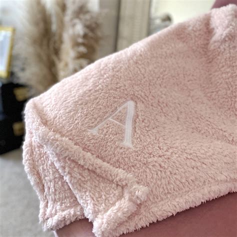 Personalised Embroidered Teddy Fleece Blanket By Solesmith