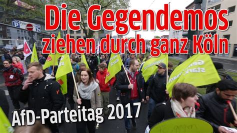 Nach wenigen wochen der ruhe finden sich die zwei strömungen der afd auf ihrem parteitag in. AfD-Parteitag 2017: Gegendemonstrationen ziehen durch ganz ...
