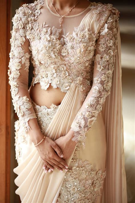 Sri Lankan Wedding Jacket Indian Wedding Dress Saree Floral Bridal Wear