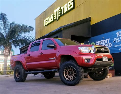 2019 Toyota Tacoma Red With Bronze Method 305 Nv Wheel Wheel Front