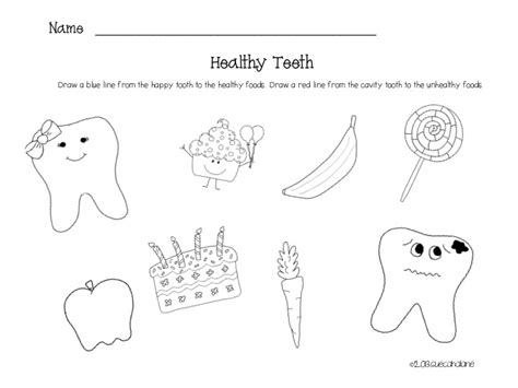 12 Best Images Of Tooth Worksheets For First Grade
