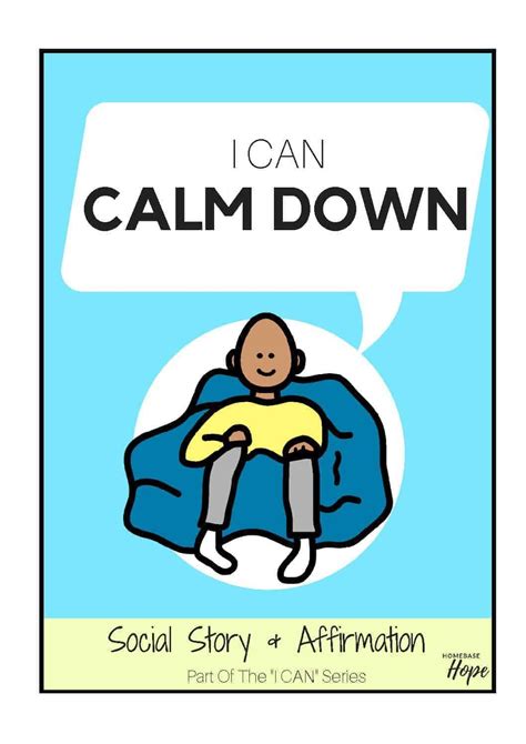I Can Calm Down Social Story For Kids With Autism Ecf